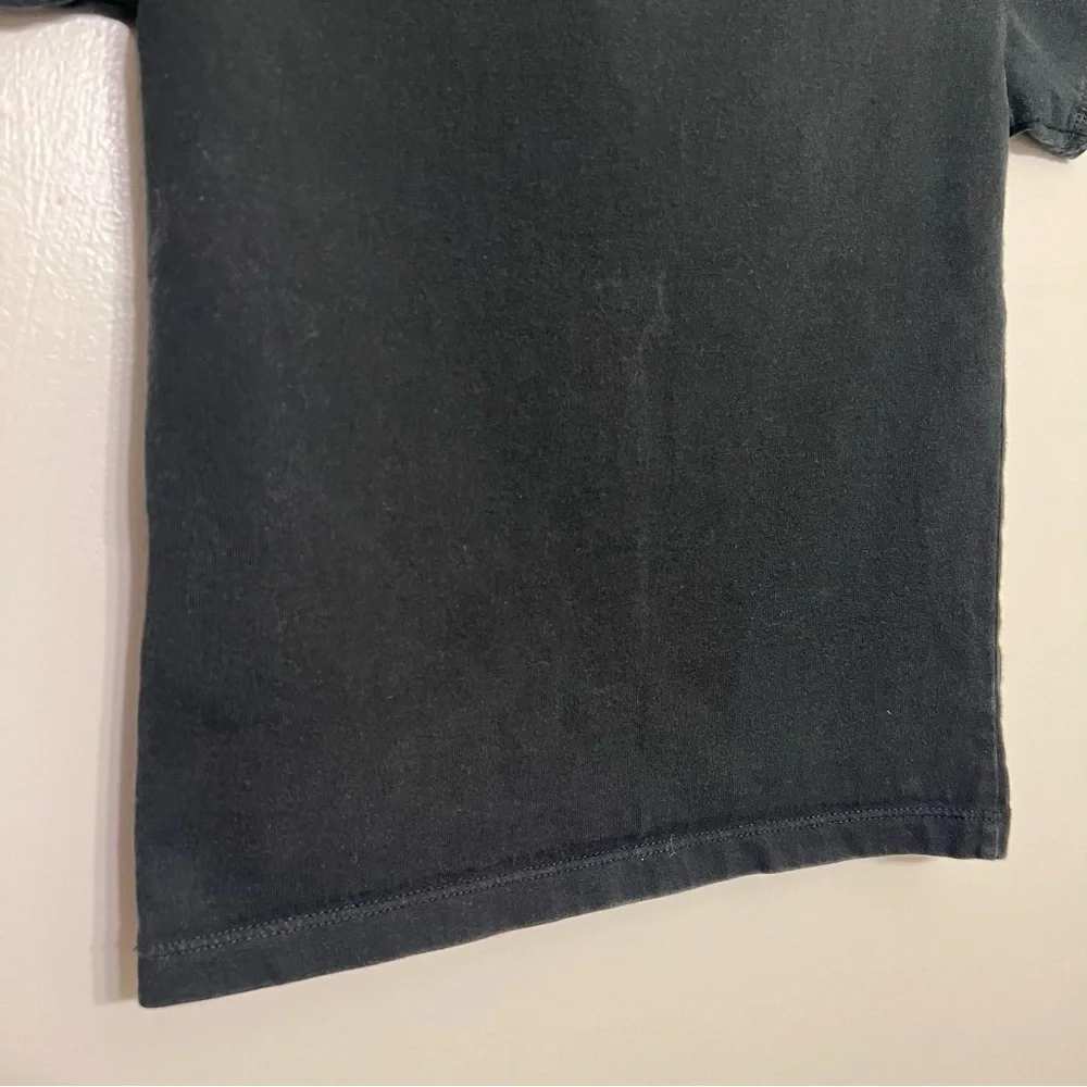 Fear of God Essentials Tee Shirt Kids Sz XS 4/5 Black Grunge T Shirt Boys Girls